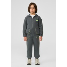 NBT BSC Bg Store Erkek Çocuk Antrasit Eşofman Üstü