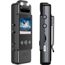 Gampus Mini Çanta Boy Mandallı Vücut Vlog Kamerası Yayıncı Kamera Portatif Tasarım 1080P Vücut Kamerası