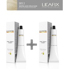 Lil'afix 2'li Tüp Boya 60 ml 911.1 Ekstra Açıcı Küllü Sarı