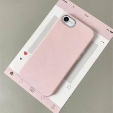 HONTINGA iPhone 8 ile Uyumlu Kılıfı Deri Dokusu Anti Düşme Yumuşak Silikon Telefon Kılıfı Desen K7-3000