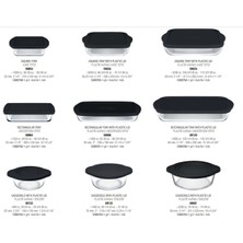 PremiumPort Siyah Borcam Çeyiz Seti, Kapaklı, 9 Parça, Şık ve Kullanışlı Tasarım