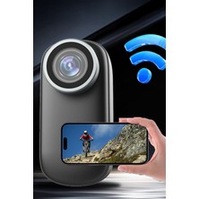 Gampus 4K Full Hd Mini Aksiyon Kamerası Vlog Kamerası Pratik Kullanım Aksiyon Video Kamera