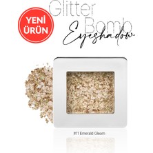 Mücevher Parlaklığında Yoğun Pigmentli Tekli Far Cre'ars Glitter Bomb Eyeshadow 11 Emerald Gleam