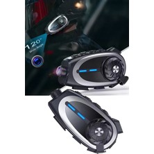 Gampus Yeni Nesil Portatif Tasarım Motosiklet Interkom Özellikli Kask Kamerası Video Kamera Kurye