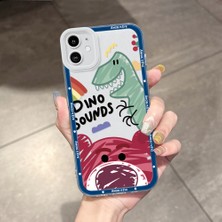 HONTINGA iPhone 11 ile Uyumlu Kılıfı Şeffaf Kamera Korumali Gökkuşağı Desen Airbag Yumuşak Silikon Telefon Kılıfı K5-0192