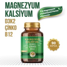 Babaki MAGNEZYUM-KALSIYUM-VITAMIN-D3K2-B12-CINKO-KEMIK-KAS-VE-BAGISIKLIK-DESTEGI-90-KAPSUL