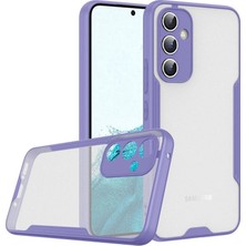 TE Dükkan Buğz Samsung Galaxy A24 4g Kılıf Platin Silikon - Lila