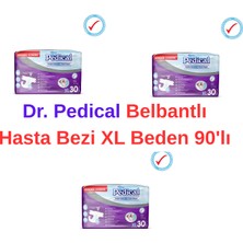 Dr. Pedical Belbantlı Hasta Bezi Xlarge Beden 90'lı