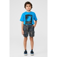 NBT Jeans Bg Store Erkek Çocuk Desenli Şort