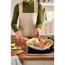 PremiumPort 28 cm Kare Tava, Dayanıklı ve Şık Mutfak Gereciği