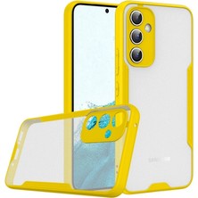 TE Dükkan Buğz Samsung Galaxy A24 4g Kılıf Platin Silikon - Sarı