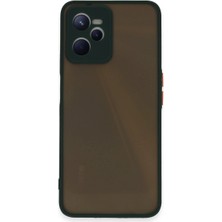 TE Dükkan Buğz Realme C35 Kılıf Montreal Silikon Kapak - Yeşil