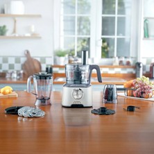 Allians Çift Taraflı 4 Kanatlı Paslanmaz Çelik Bıçak, Profesyonel Mutfak Robotu