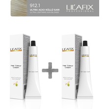 Lil'afix 2'li Tüp Boya 60 ml 912.1 Ultra Açıcı Küllü Sarı