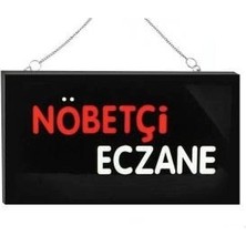 TE Dükkan Buğz Işıklı Tak Çalıştır Hazır Tabela Nöbetçi Eczane