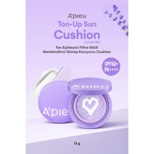 MISSHA Ton Eşitleyici Nemlendirici Güneş Koruyucu Apıeu Waterlock Tone Up Sun Cushion Lavender SPF50+PA++++