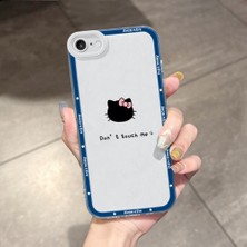 HONTINGA iPhone 7/8/se 2020 2022 ile Uyumlu Kılıfı Şeffaf Kamera Korumali Kitty Desen Airbag Yumuşak Silikon Telefon Kılıfı K5-0186