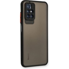 TE Dükkan Buğz Xiaomi Redmi 10 2022 Kılıf Montreal Silikon Kapak - Siyah