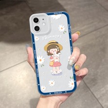 HONTINGA iPhone 12 ile Uyumlu Kılıfı Şeffaf Kamera Korumali Bow Tie Desen Airbag Yumuşak Silikon Telefon Kılıfı K5-0191