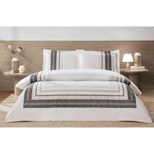 Özdilek Nevresim Takımı Fitted Çarşaflı Ranforce Çift Kişilik Krem Blend