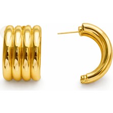 Venüs Design Çelik 4 Bombe Küpe