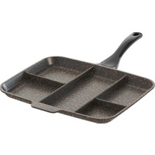 PremiumPort 5 Gözlü Granit Tava, Dayanıklı ve Şık Mutfak Gereçleri