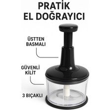 Allians Pratik ve Şık Büyük Boy El Blenderi, Siyah Renk, Yüksek Performans