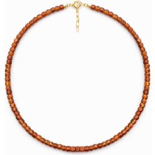 Garnet Doğal Taş Kolye