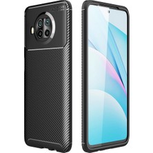 TE Dükkan Buğz Xiaomi Mi 10T Lite Kılıf Auto Focus Karbon Kapak - Siyah