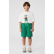 NBT Jeans Bg Store Erkek Çocuk Yeşil Şort