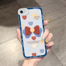 HONTINGA iPhone 7/8/se 2020 2022 ile Uyumlu Kılıfı Şeffaf Kamera Korumali Kalp Desen Airbag Yumuşak Silikon Telefon Kılıfı K5-0190