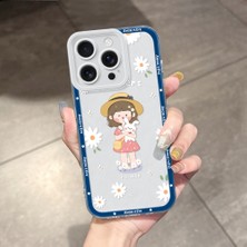 HONTINGA iPhone 16 Pro ile Uyumlu Kılıfı Şeffaf Kamera Korumali Bow Tie Desen Airbag Yumuşak Silikon Telefon Kılıfı K5-0191