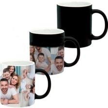 PremiumPort Renkli Resimli Sihirli Kupa Bardak, Sürprizli ve Eğlenceli Tasarım