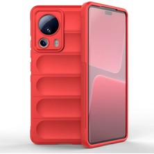 TE Dükkan Buğz Xiaomi Mi 13 Lite Kılıf Optimum Silikon - Kırmızı