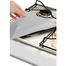 Gampus Ocak Koruyucu Folyo Yanmaz Yapışmaz Folyo Seti 5 Li Gri Set