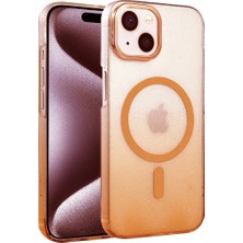 TE Dükkan Buğz Iphone 14 Glossy Magsafe Kapak - Turuncu