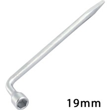 Otohousse L Pipo Tip Tek Kol Çelik Bijon Anahtarı 19MM