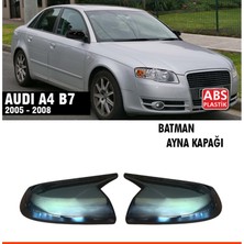 Tuning Vadisi Audi A4 B7 Batman Yarasa Ayna Kapağı Parlak Siyah / 2005 - 2008 Arası Uyumlu