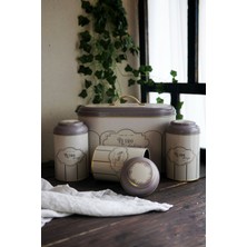 Teknotrust Şık Oval Ekmek Kutusu 4’lü Set, Pratik ve Estetik Saklama Çözümü