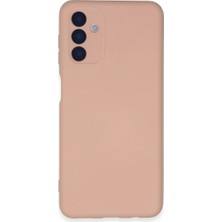 TE Dükkan Buğz Samsung Galaxy A24 4g Kılıf Nano Içi Kadife Silikon - Pudra