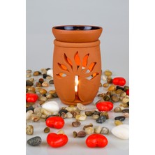 Akıllı Durak Hayat Ağacı El Yapımı Çömlek Buhurdanlık Tütsülük (491)