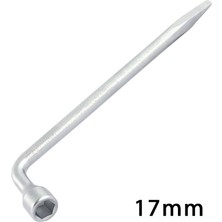 Otohousse L Pipo Tip Tek Kol Çelik Bijon Anahtarı 17MM