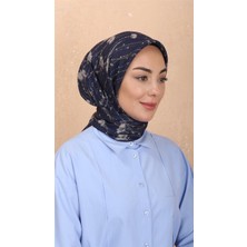 Lo'cella Pamuklu Soft Eşarp 4531-1 Lacivert