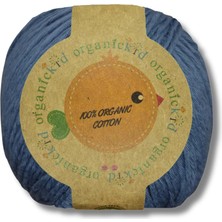 Organickid Organik Pamuk Amigurumi Punch 50 gr El Örgü İpi 967 Denim Mavi (Stone)