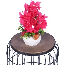 Yapay Çiçek Sitesi Beton Saksıda Yapay Çiçekli Tanzimler Model 10