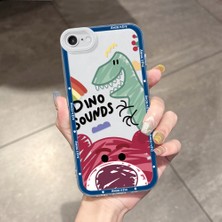 HONTINGA iPhone 7/8/se 2020 2022 ile Uyumlu Kılıfı Şeffaf Kamera Korumali Gökkuşağı Desen Airbag Yumuşak Silikon Telefon Kılıfı K5-0192