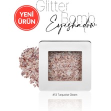 Mücevher Parlaklığında Yoğun Pigmentli Tekli Far Cre'ars Glitter Bomb Eyeshadow 13 Turquoise Gleam