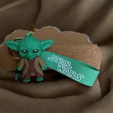 Çerçi Melek Yoda Figürlü Star Wars Anahtarlık