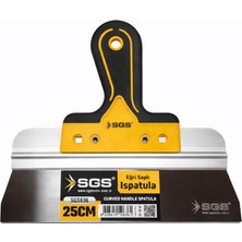 Sgs Eğri Saplı Ispatula 25CM