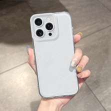 HONTINGA iPhone 16 Pro ile Uyumlu Kılıfı Şeffaf Kamera Korumali Desen Airbag Yumuşak Silikon Telefon Kılıfı K5-0000